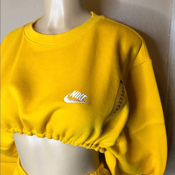 Nike Yellow Croptop and Skirt - Picture 2 of 3